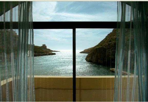 balcony and views from xlendi apartment